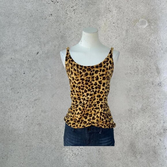 Vintage Leopard print tank top - Picture 1 of 8